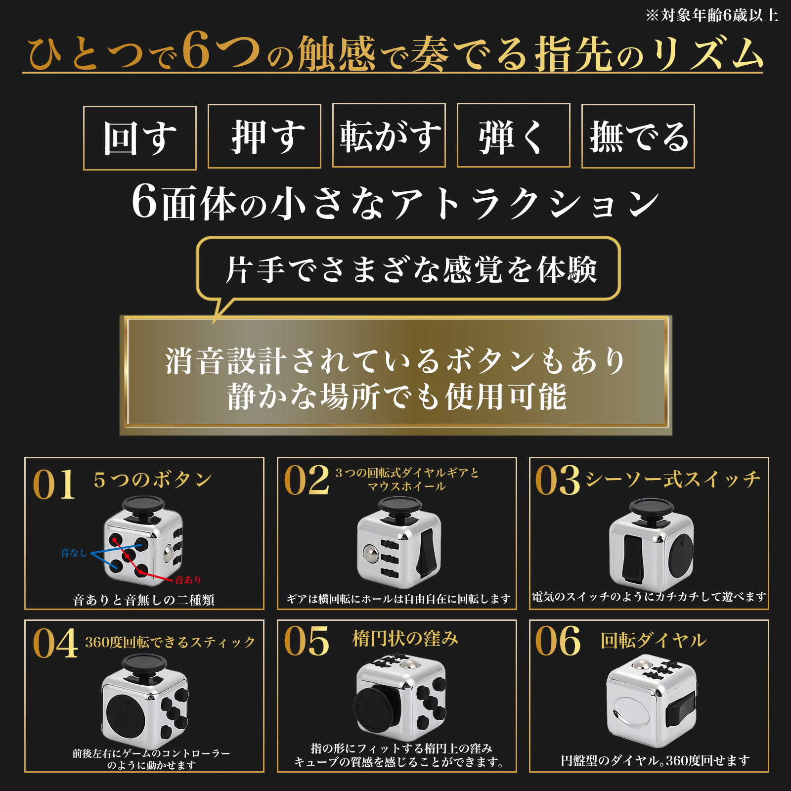 フィジェットキューブ❻